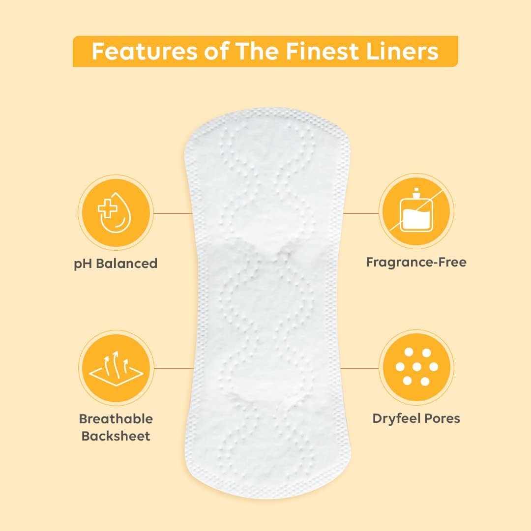 LAIQA Sanitary Pads & Panty Liners Combo - 10 Super Heavy Flow Pads & 40 Panty Liners